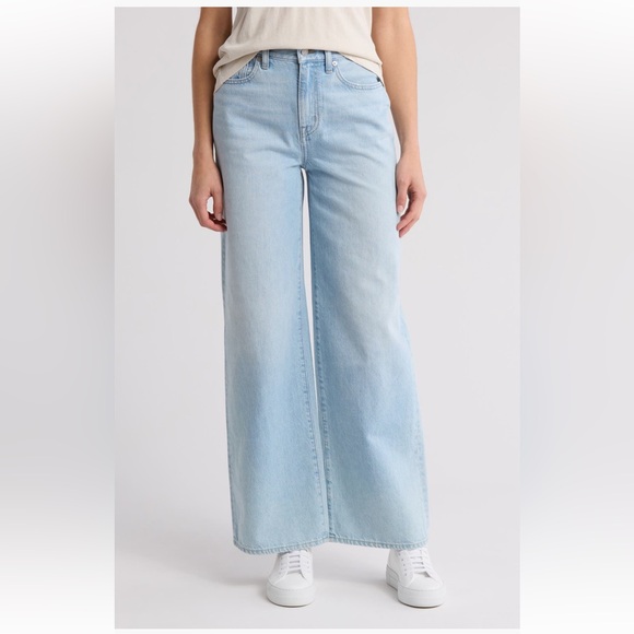 Madewell Denim - Madewell Superwide Leg Jeans high wise waist 90’s jeans size 26 NWT